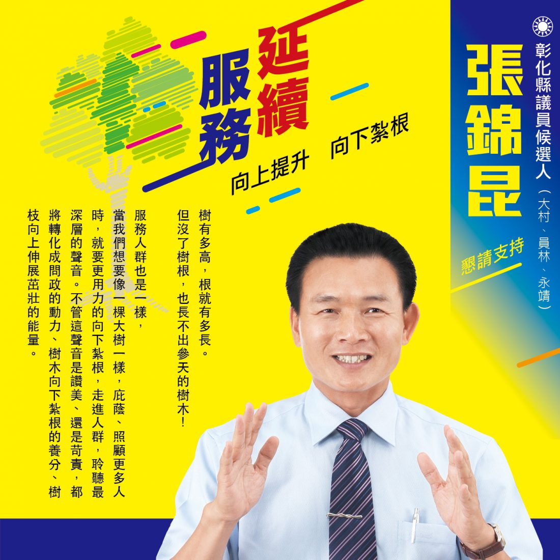 張錦昆 - 現任員林市長，曾任彰化縣議員